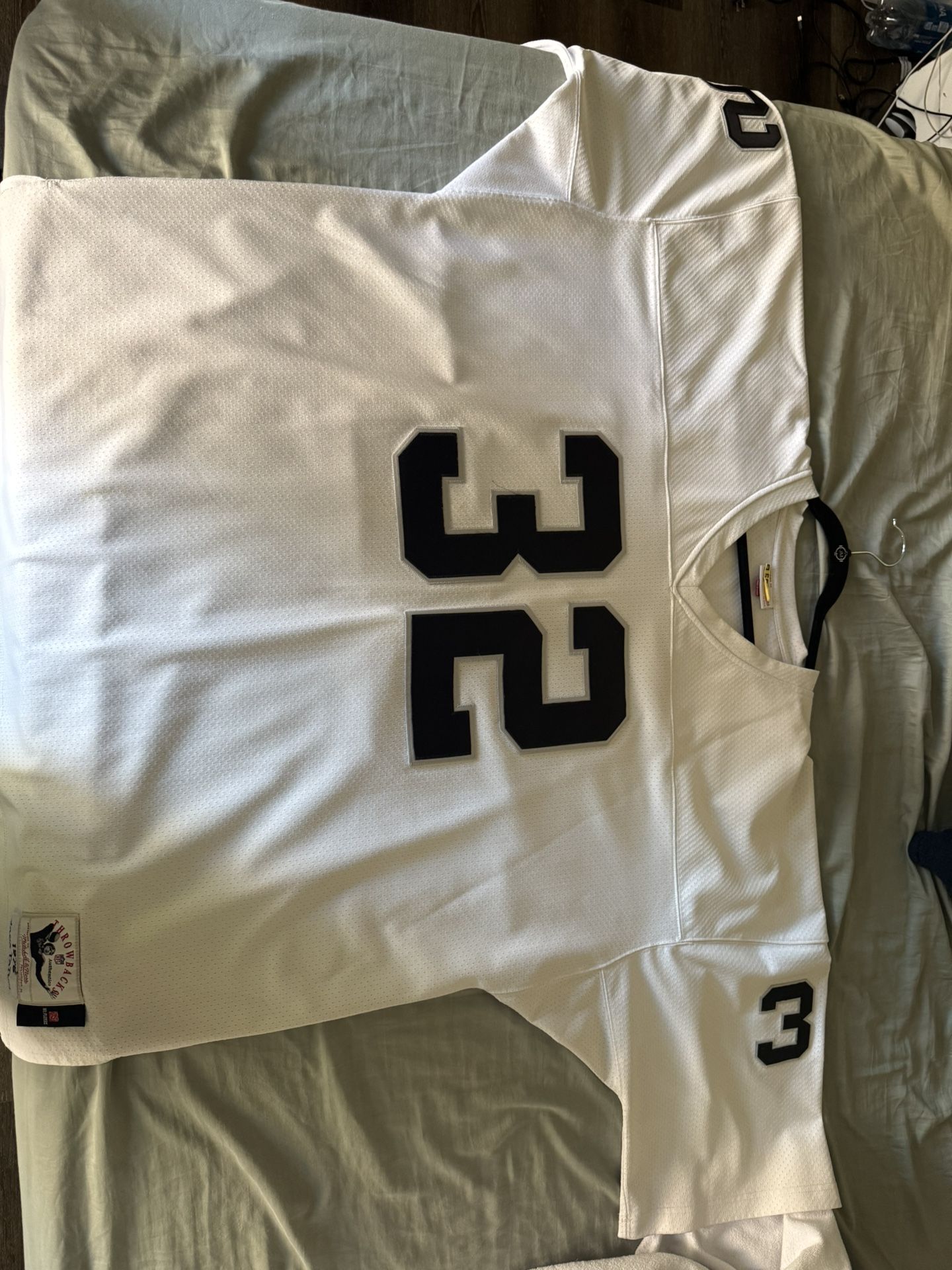 White Jack Tatum Raider jersey
