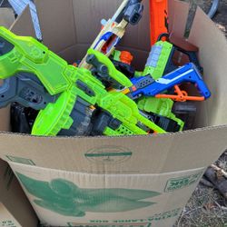 Giant Box Of Nerf Guns