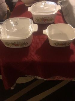Corning Ware Spice of Life Casserole Dish Set