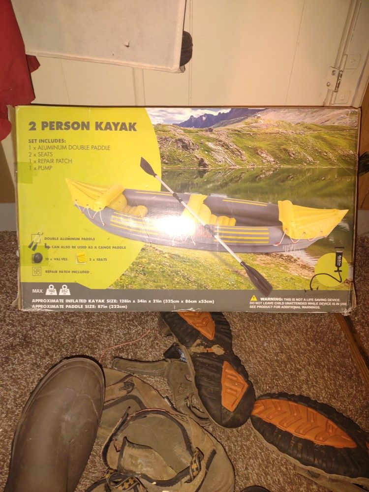Two Men Kayak