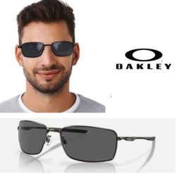 Oakley Polarized OO4059-04 Square Wire sunglasses gunmetal/grey