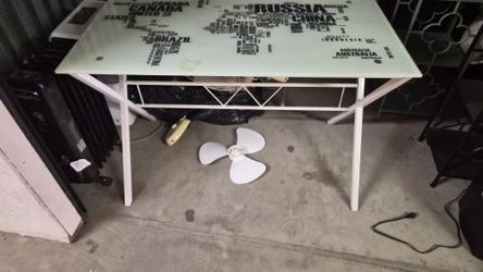 Glass Desk 