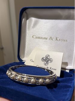 Camrose & Kross Pearl Rhinestone Bracelet