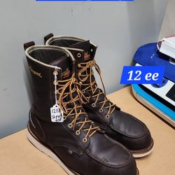 Thorogood Work Boot Size 12 ee STEEL MOC TOE 