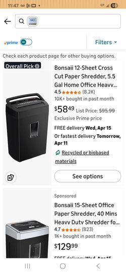 New paper shredded