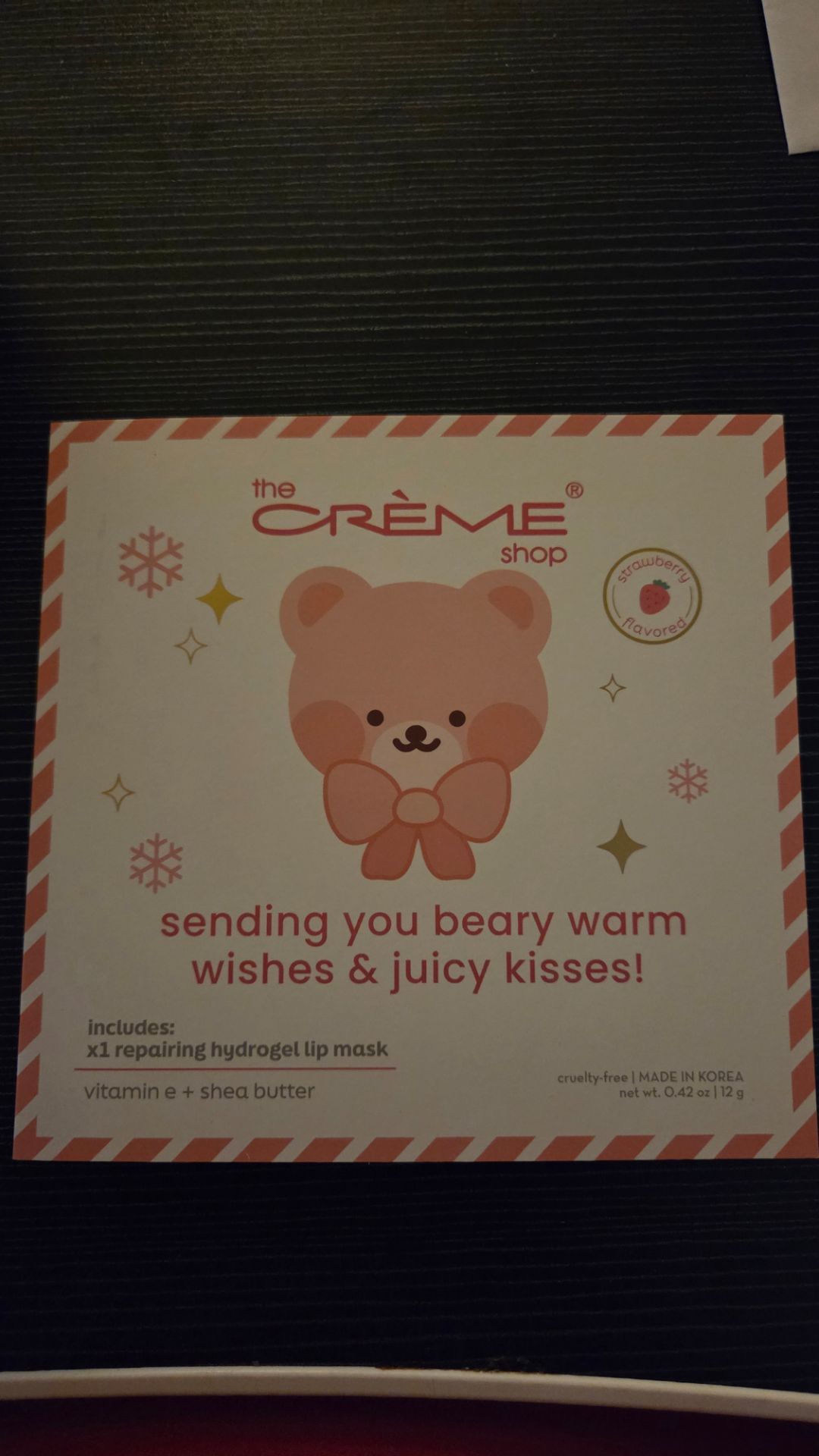 The Crème shop lip mask