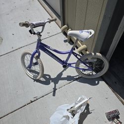 Girls Bike (Balance Bike) 16" Wheels
