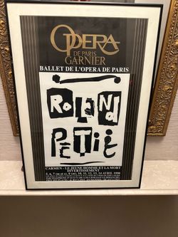 1990 Opéra de Paris Garnier poster for Roland Petit
