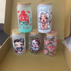 Custom Glass Cups Sale $10