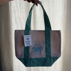 NEW Trader Joe’s Mini tote Bag - Teal 