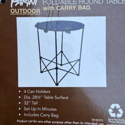 Foldable Round Table 