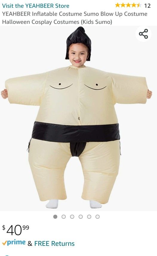 Sumo Wrestler HALLOWEEN COSTUME kids