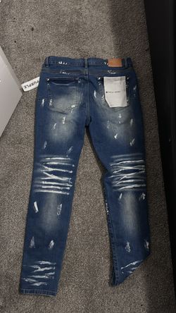Purple jeans