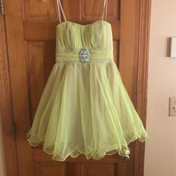 Size 11 Worn Once. Strapless Party Dress