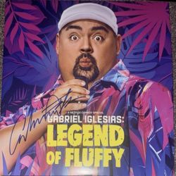 Rare Limited Edition, Gabriel Iglesias Signed Vinyl Record