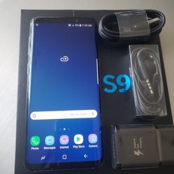 Samsung Galaxy S9 , Unlocked   for all Company Carrier ,  Excellent Condition  Like New 