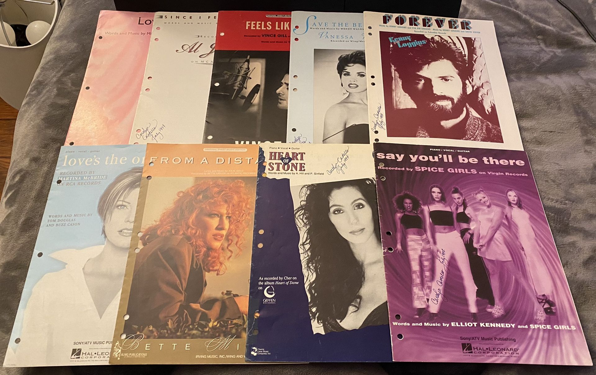 Misc. Music Sheet Lot