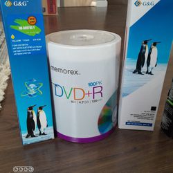 Ink Cartridges And DVD+R