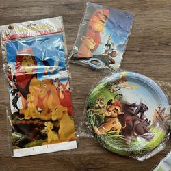 Lion King Party Set For 9 Guess