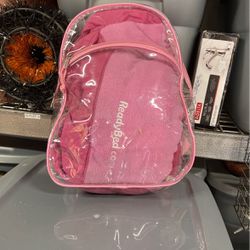 Little Girls Sleeping Bag W Pink Backpack And Lunch Bag