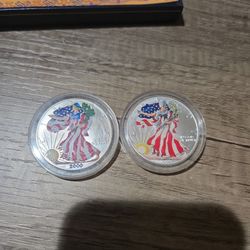 2000, 1999 American Silver Eagle Dollar