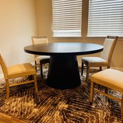 Wood Breakfast Table With 4 Chairs - Excellent Condition Lago Mar Texas City