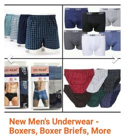 New Men's Underwear - Boxers, Boxer Briefs, More .