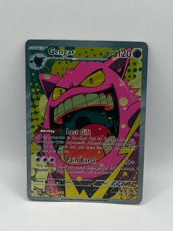 Non TCG Pokemon Gengar Fan Art Card