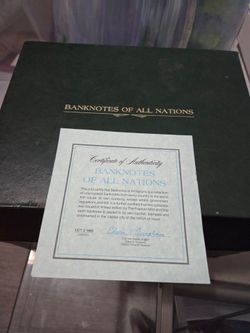 Franklin Mint Banknotes of All Nations Collection