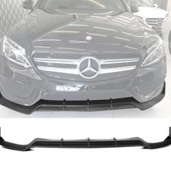 15-18 Mercedes Benz W205 C-Class Sport B Style Front Bumper Lip