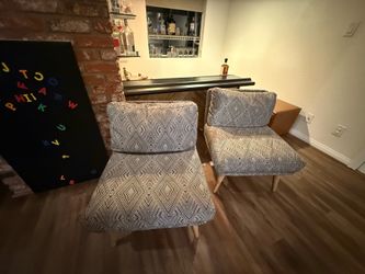 Accent Chairs Geometric Design