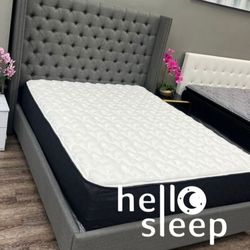 Cama Queen 💤 Bed New 💤Additional Mattress Price 