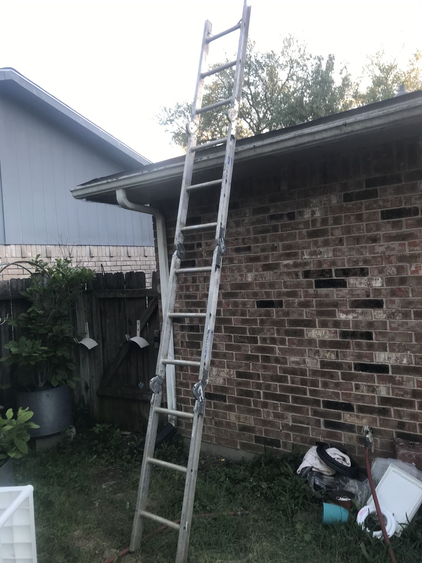 werner 12 ft adjustable ladder 