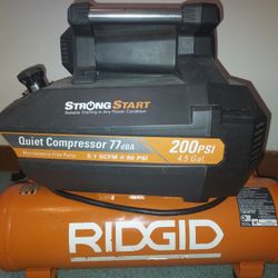 Ridgid 4.5 Gal.  200 PSI Quiet Air Compressor