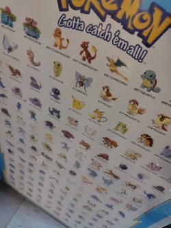 1995 POSTER - NEW - POKEMON - GOTTA CATCH 'EM ALL!