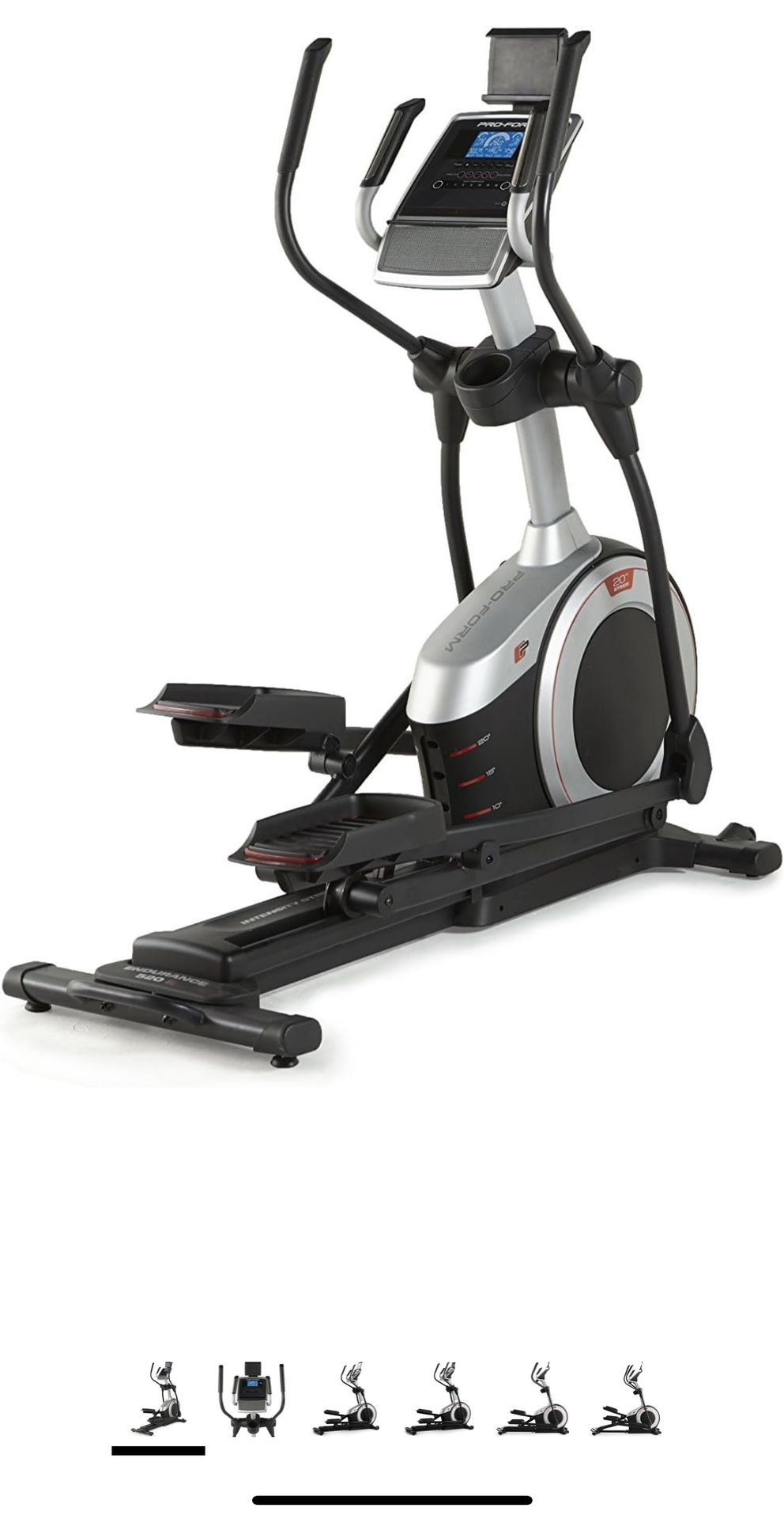 Elliptical Trainer Proform Elliptical 520e Elliptical Fitness