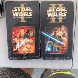 Starwars Episode 1 And 2 Vhs