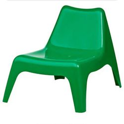 ikea green outdoor chair 