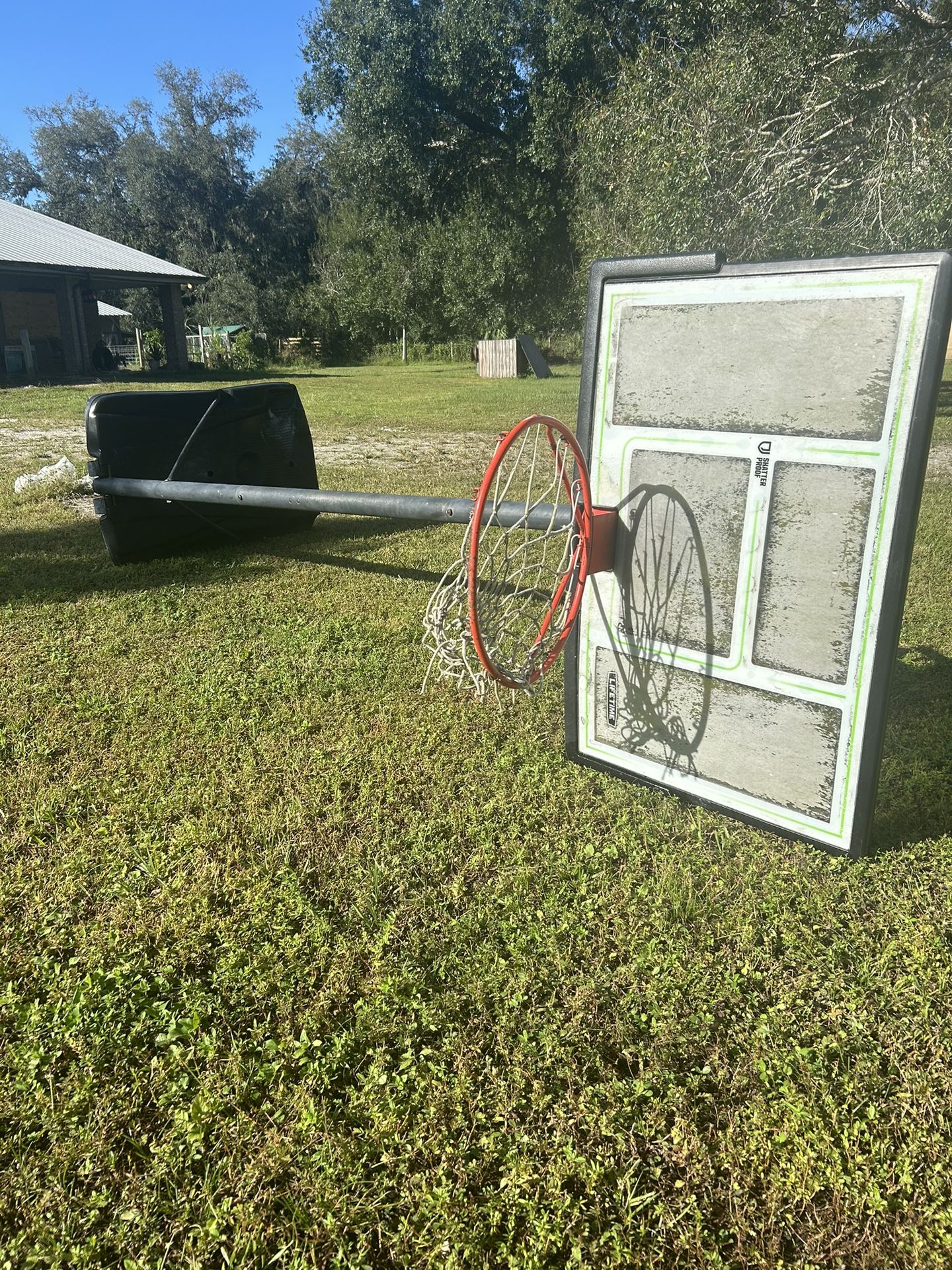 10 foot rim basketball hoop