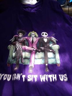 You Can't Sit With Us shirt. Purple .Mint. $10 OBO.