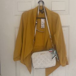 Aldo Bag And Cardigan 