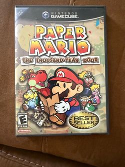 GameCube paper Mario the thousand year door game