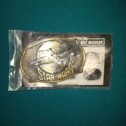 Star Wars X-Wing Fighter  Belt Buckle ( Vintage 1977 )