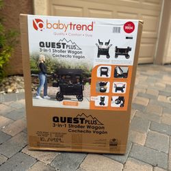 BabyTrend QUEST PLUS - 3 in 1 Stroller Wagon