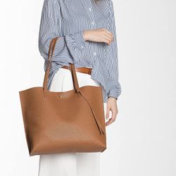 Beige Tote Bag