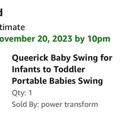 Baby Swing