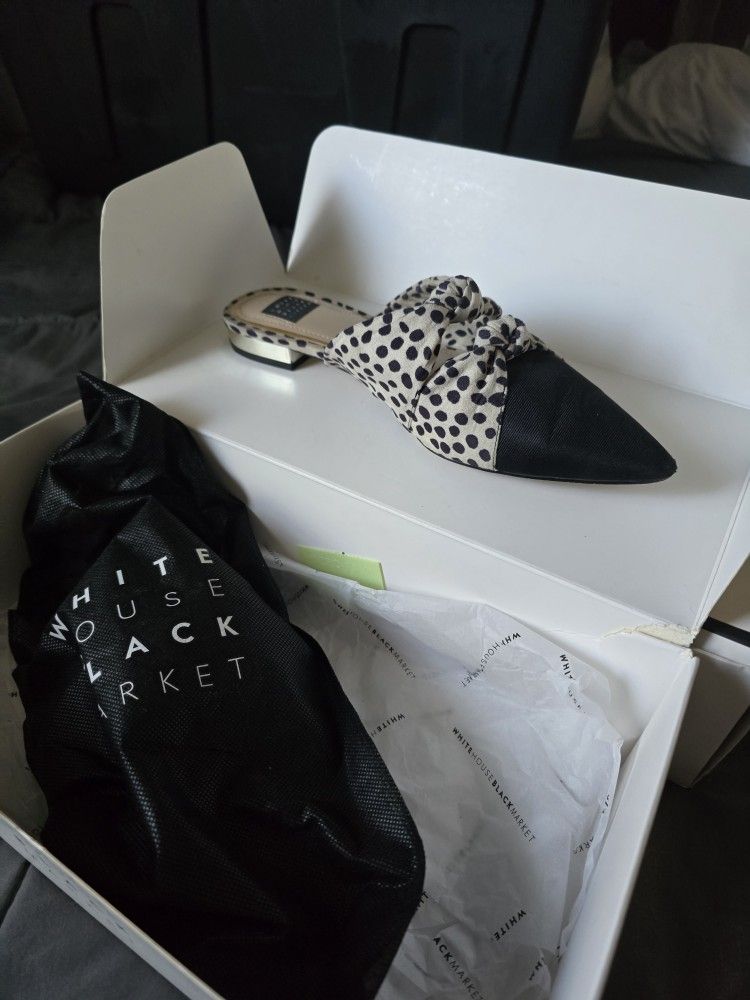 WHBM Keke Knotted Flat Shoes