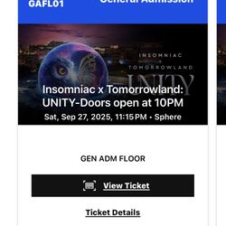 UNITY AT THE SPHERE FT SLANDER: GA