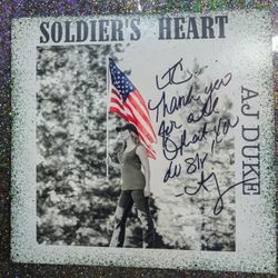 Rare Signed CD Single - AJ Duke - Soldiers Heart 