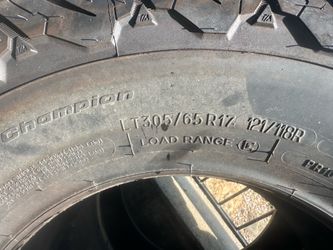305/65R17 BFG Goodyear tires A/T tire tires